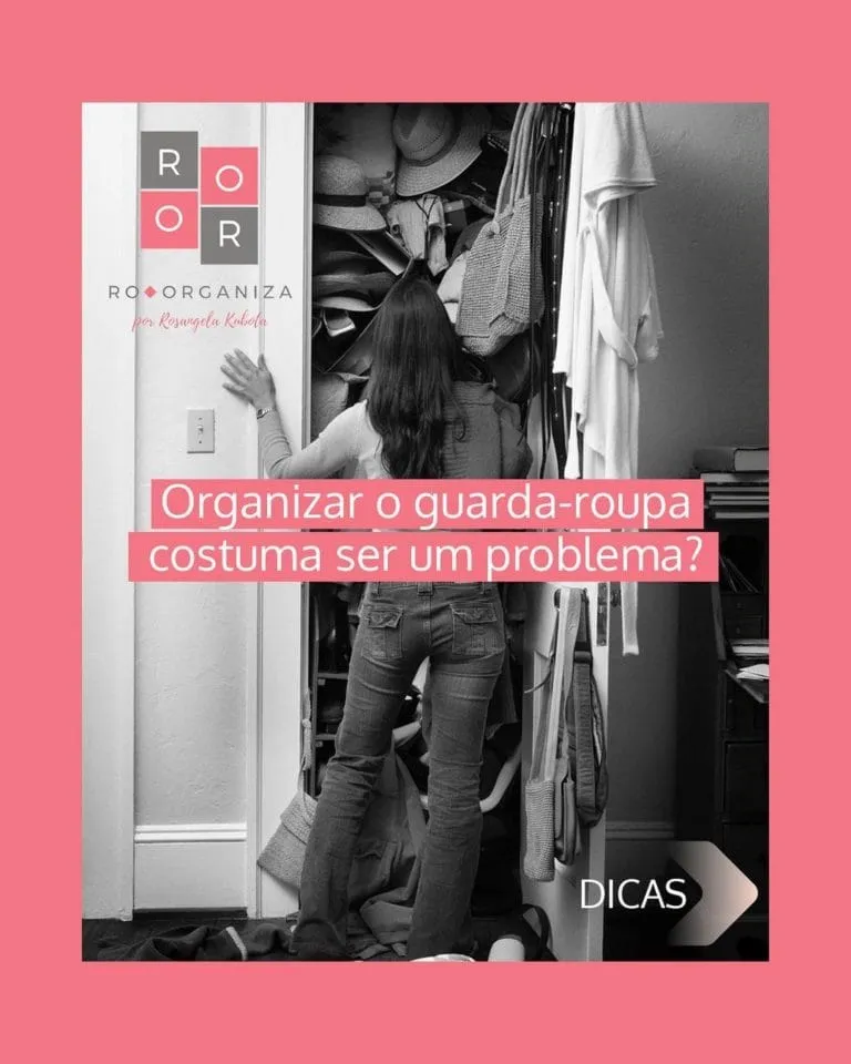Como organizar o guarda-roupa