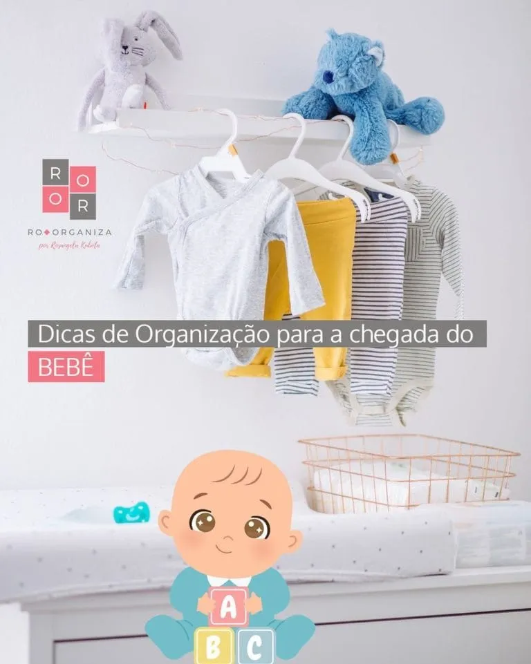Dicas de organização para chegada do bebê